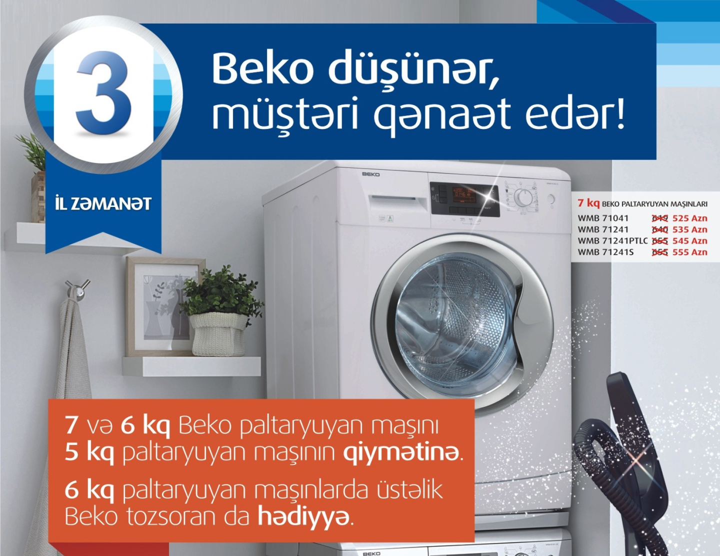 BEKO DÜŞÜNƏR, MÜŞTƏRI QƏNAƏT EDƏR !!!
