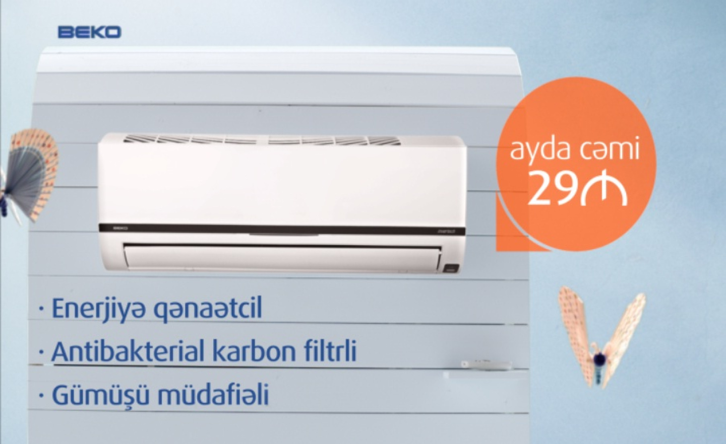 SOLİTON - BEKO KONDİSİONERLƏRİ SƏRFƏLİ KREDİTLƏ!