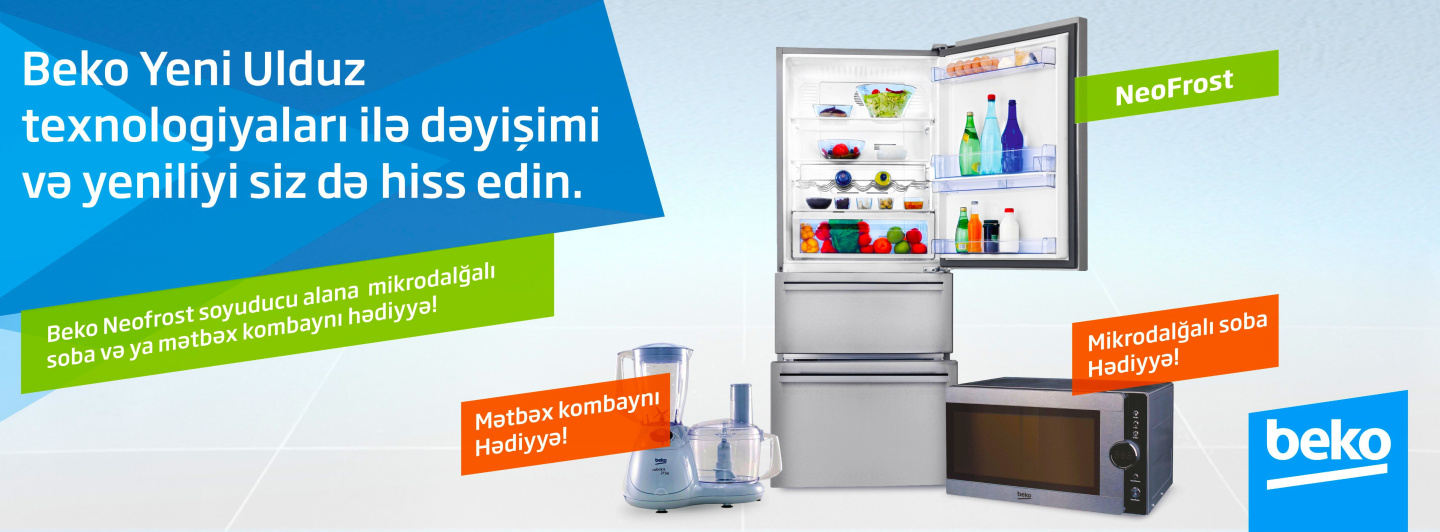 SOLİTON-DAN BEKO NEOFROST TEXNOLOGİYALI SOYUDUCU KAMPANİYASI!