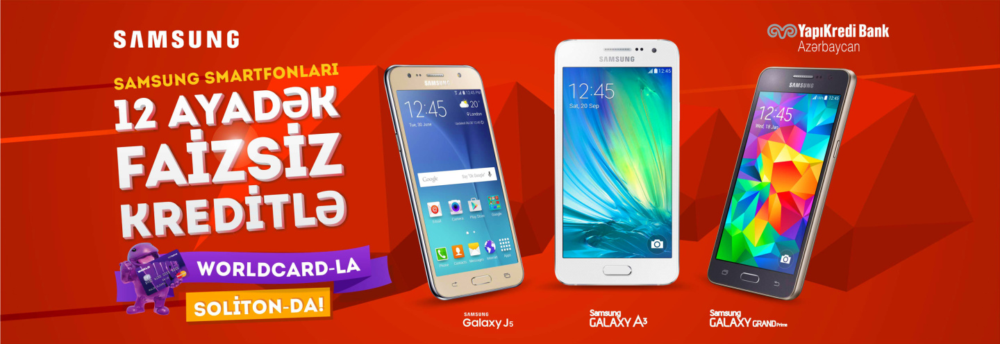 SOLİTON-DAN SAMSUNG SMARTFONLARINA FAİZSİZ KREDİT KAMPANİYASI!