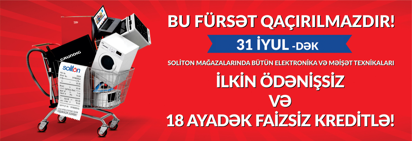SOLİTON-DAN FAİZSİZ KREDİT KAMPANİYASI!