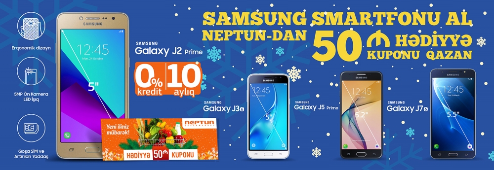 SOLİTON-DAN SAMSUNG TELEFONLARINA FAİZSİZ KREDİT VƏ HƏDİYYƏ KAMPANİYASI!