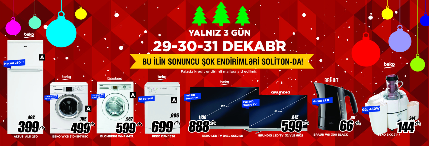 SOLİTON-DAN İLİN SON ENDİRİM KAMPANİYASI!