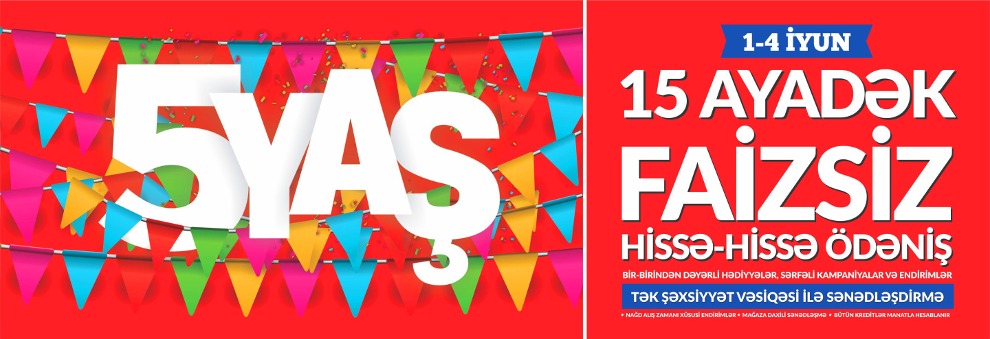 SOLİTON SUMQAYIT MAĞAZASININ AD GÜNÜ KMAPANİYASI!