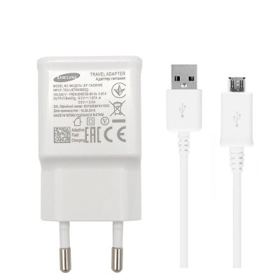 Samsung 5 V - 2.0 A Fast Charger + Micro USB Kabel
