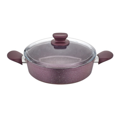 Menekşe yastı qazan 30 sm