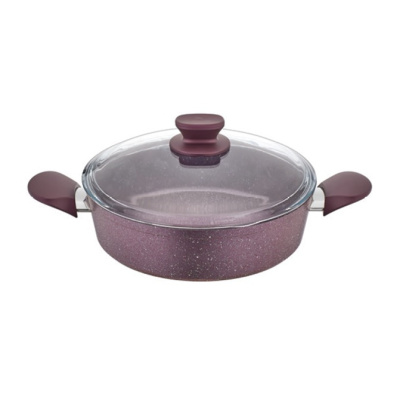 Menekşe yastı qazan 26 sm