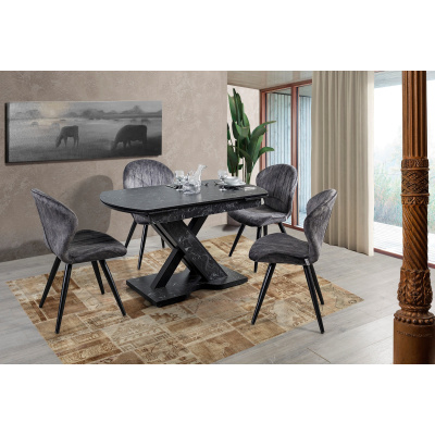 Stol T676 Siyah/Kahve