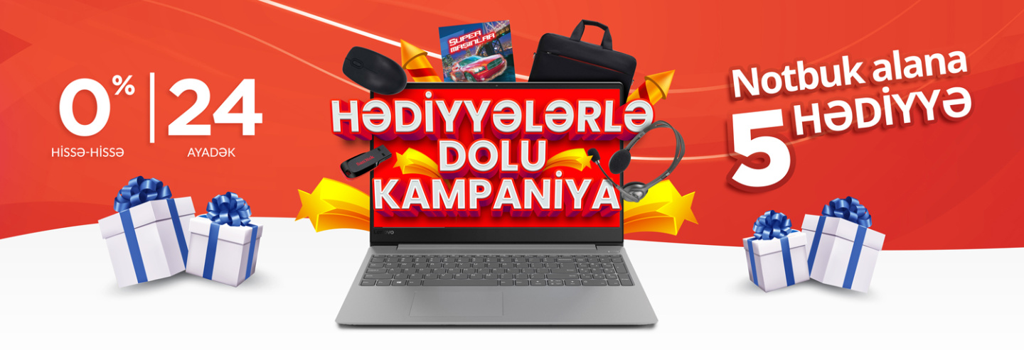 HƏDİYYƏLİ NOUTBUK KAMPANİYASI!