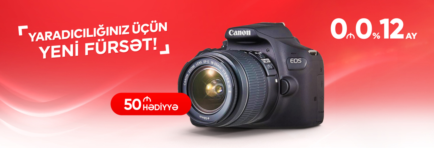 CANON FOTOAPARATLARINDA KAMPANİYA!