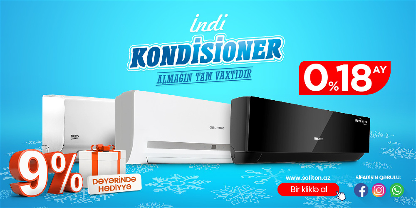 SOLİTON-DAN KONDİSİONER KAMPANİYASI!