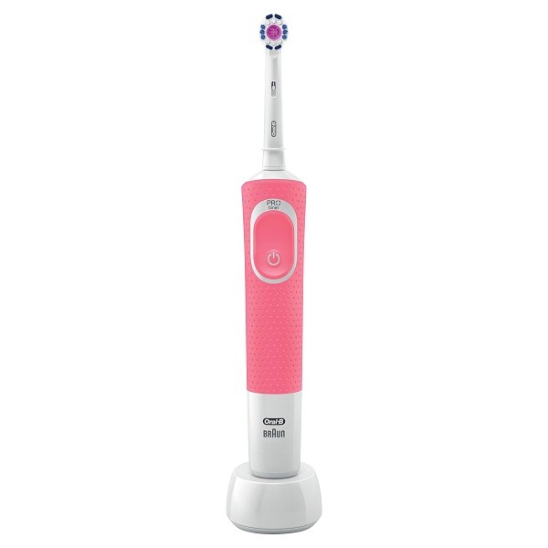 Oral-B D100 Elektrik Diş Fırçası 3D White, Çəhrayı
