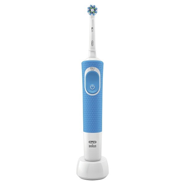 Oral-B D100 Elektrik Diş Fırçası Cross Action, Mavi
