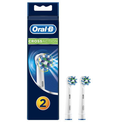 Oral-B Cross Action Ehtiyat Diş Fırçası Başlığı, 2 ədəd