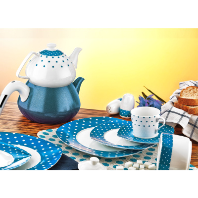 Yuvarlak səhər yeməyi dəsti 36 ədəd (ES-915)