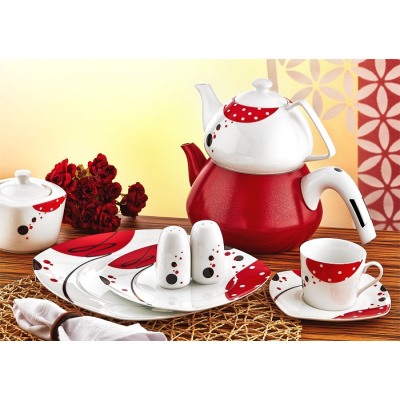 Yuvarlak səhər yeməyi dəsti 36 ədəd (ES-919)