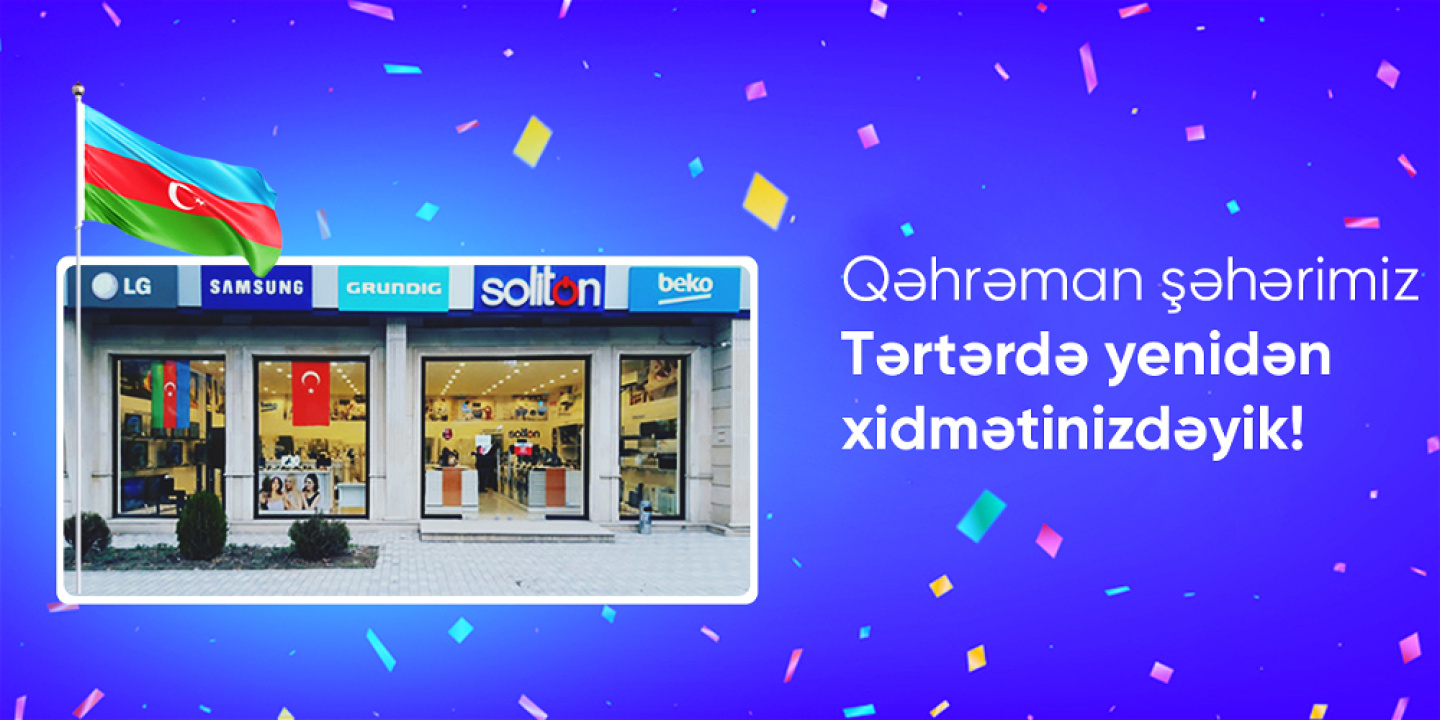 TƏRTƏR MAĞAZAMIZ YENİDƏN XİDMƏTİNİZDƏ!