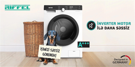 СТИРАЛЬНЫЕ МАШИНЫ RİFFEL С НОВЫМИ ТЕХНОЛОГИЯМИ!