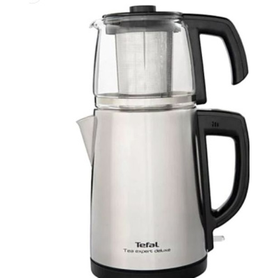 Elektrik Çaydan TEFAL Tea Expert Deluxe Inox Şüşə Dəmlikli