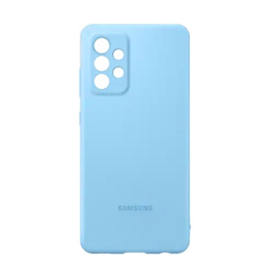 Keys Samsung A52 SM-A525 Slicone Cover (Mavi)