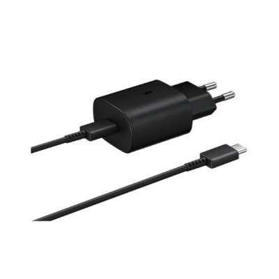 Charger + Type-C ↔ Type-C Cable Samsung 25W Black