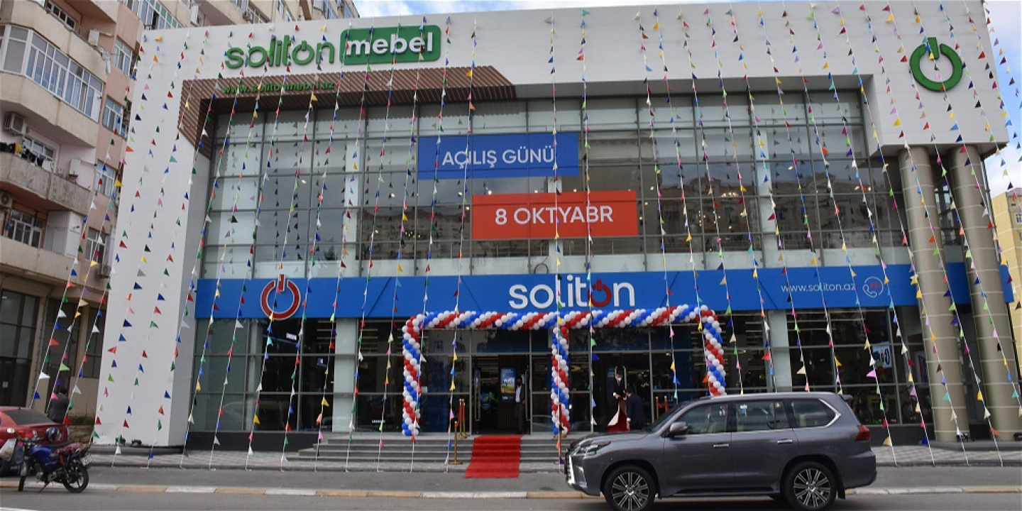 YENİ SOLİTON SUMQAYIT FLAQMAN MAĞAZASI ARTIQ XİDMƏTİNİZDƏ!