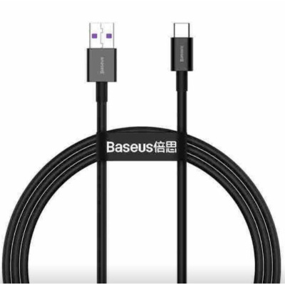 Baseus USB↔TYPE-C Kabel 2M BASEUS SUPERIOR 66W Black