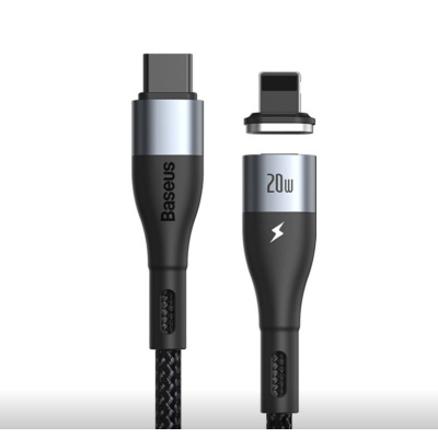 Baseus TYPE-C↔TYPE-C Kabel 1.5M MAGNETIC 100W Black
