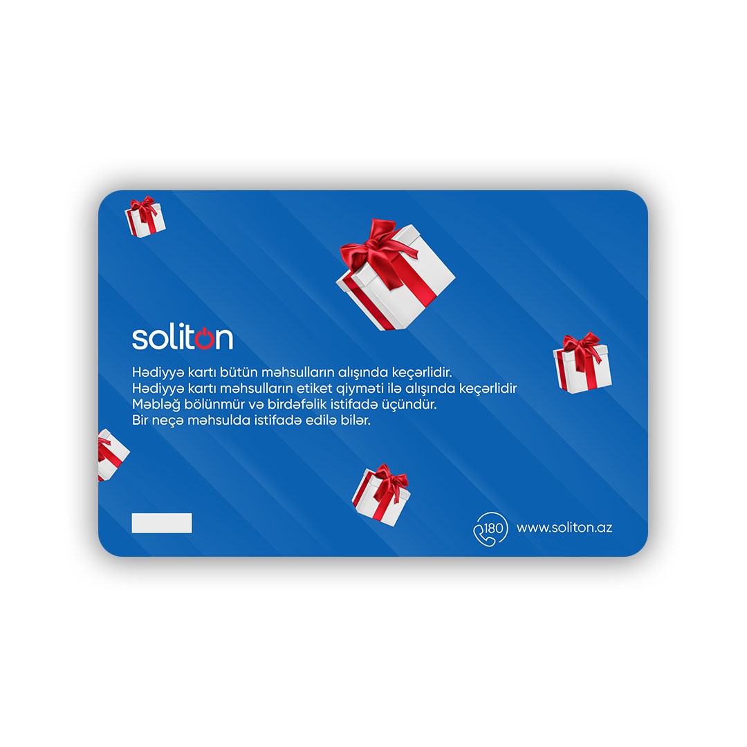 Hədiyyə kartı Soliton 100 AZN