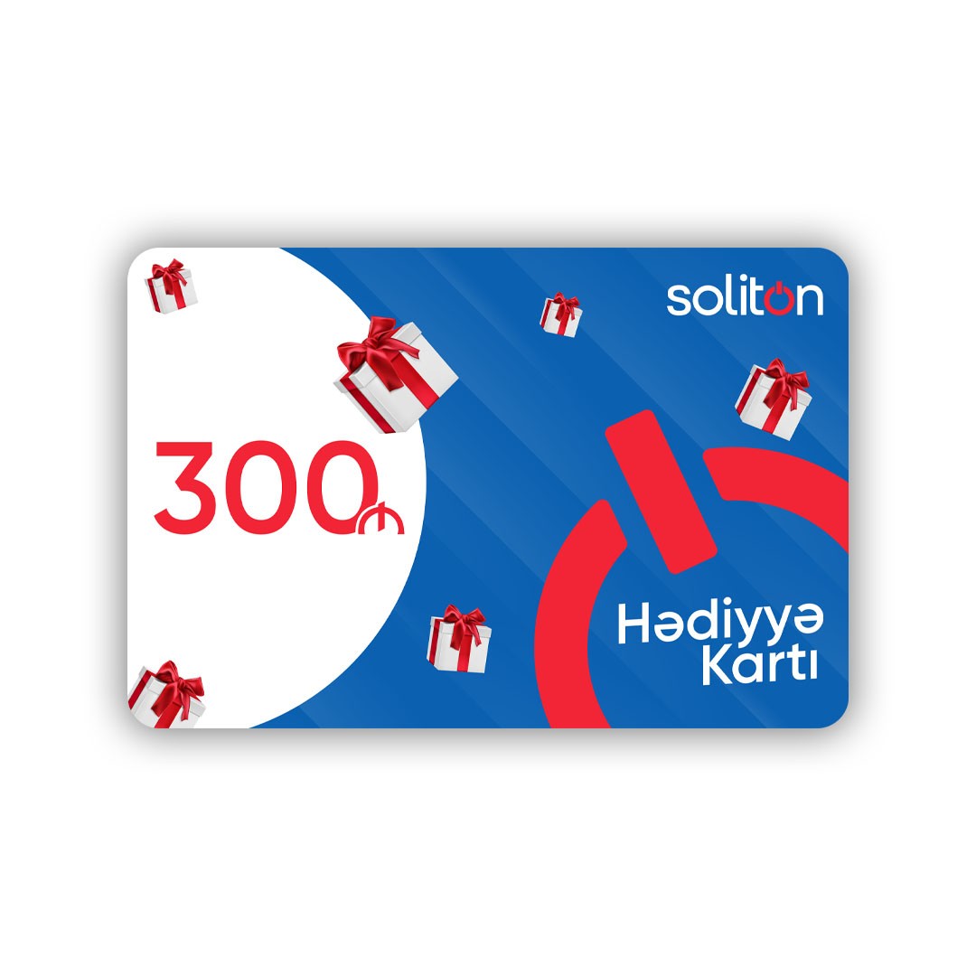 Hədiyyə kartı Soliton 300 AZN