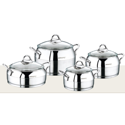 Evimsaray Venus Silver qazan dəsti 8 ədəd (1348)