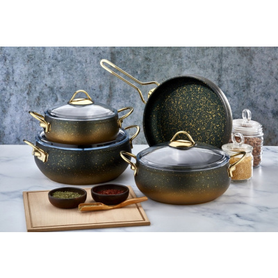 Evimsaray Belly Qazan dəsti 7 ədəd (7004)