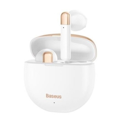 Qulaqlıq Baseus True Airnora W2 White/Gold
