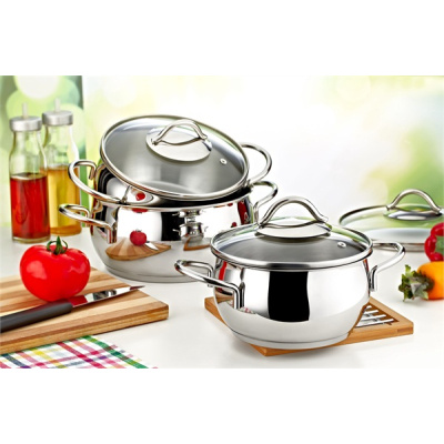 Evimsaray Şevval gold qazan dəsti 6 ədəd (1162) 