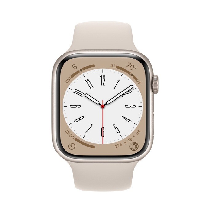 Apple Watch 8 45mm Starlight / Starlight Sport Band