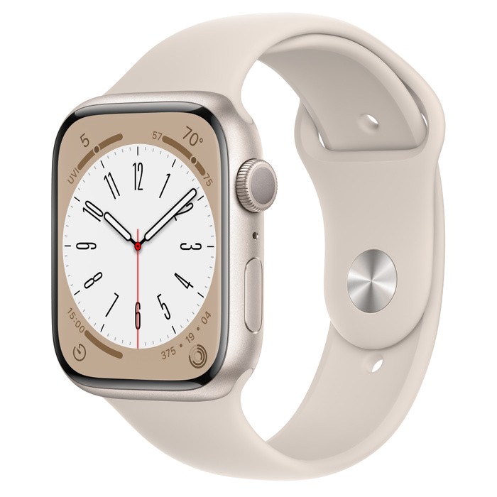 Apple Watch 8 45mm Starlight / Starlight Sport Band