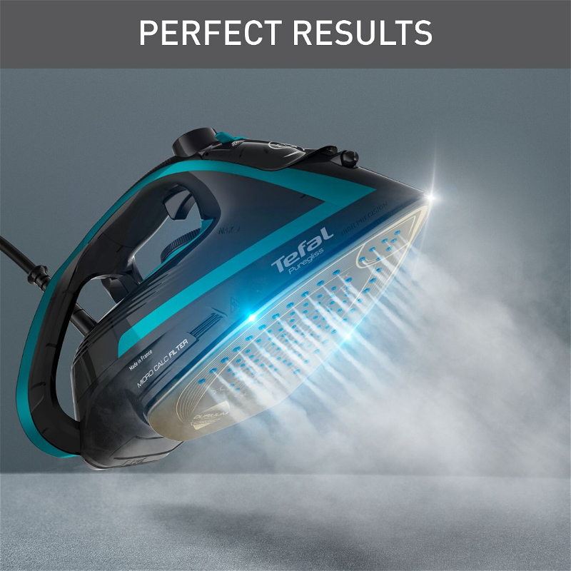 Ütü TEFAL Puregliss FV8066 Durilium Airglide 3000W Mavi 1830008649