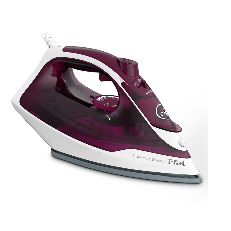 Ütü TEFAL Express Steam FV2844 Ceramic 2400W Tünd Qırmızı 4300007576