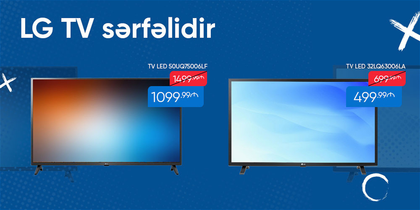 LG TV SƏRFƏLİDİR! 
