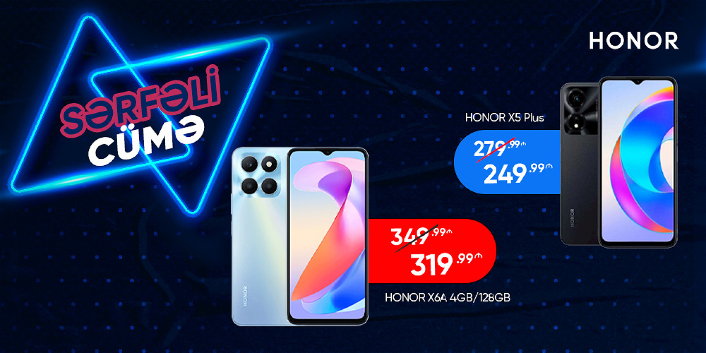 HONOR-U SƏRFƏLİ CÜMƏDƏ ƏLDƏ ET!