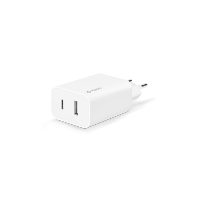  Smart Charger Duo TTEC 1USB + 1USB-C 2.4A WHite  (2SCS25B)