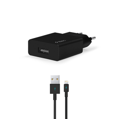 Smart Charger + Kabel USB↔Lightning TTEC 2.1A Black (2SCS20LS)