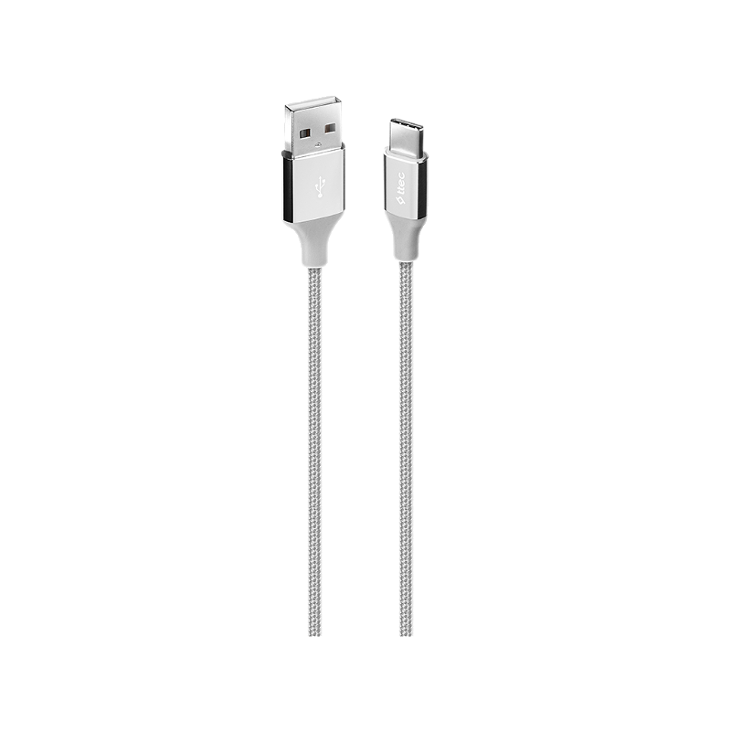 TTEC Kabel USB↔USB-C 1.2M 2A Silver (2DK18G)