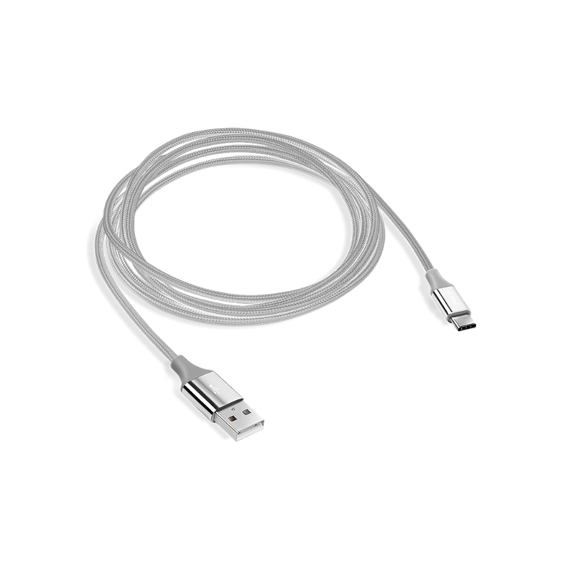 TTEC Kabel USB↔USB-C 1.2M 2A Silver (2DK18G)