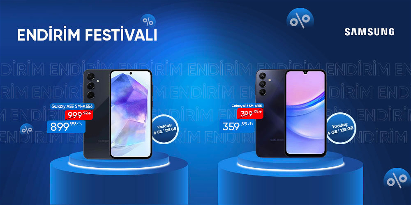 SAMSUNG SMARTFONLAR ÇOX SƏRFƏLİ!