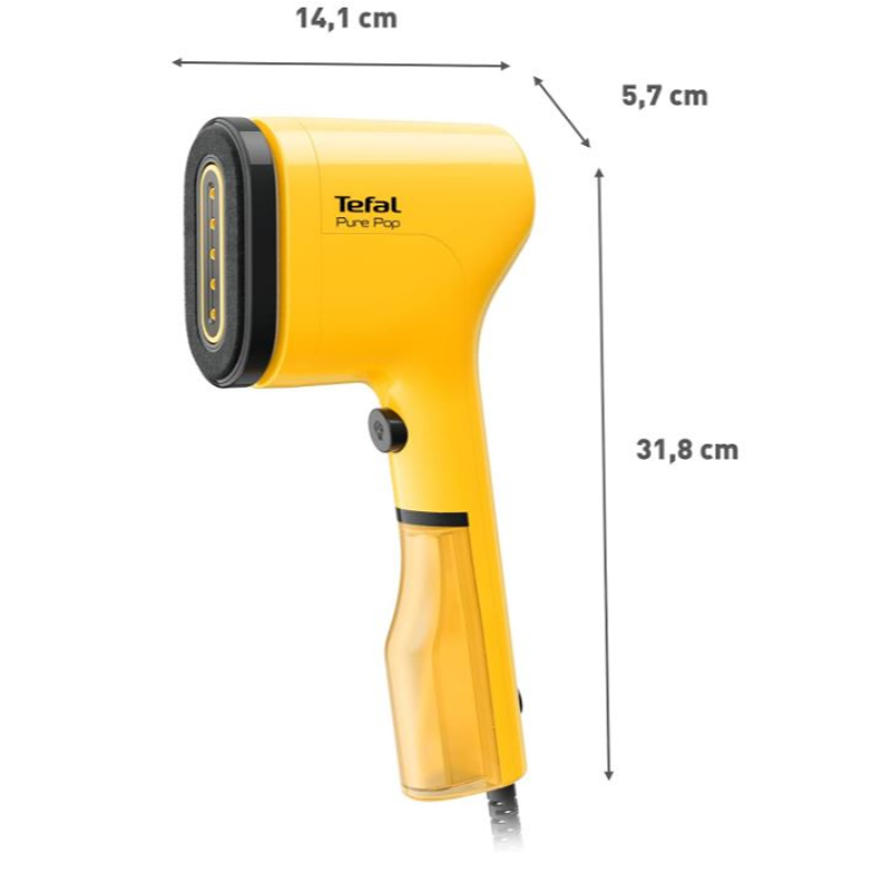 Əl Ütüsü TEFAL Pure Pop DT2026 1300W 70ML Sarı 1830008852