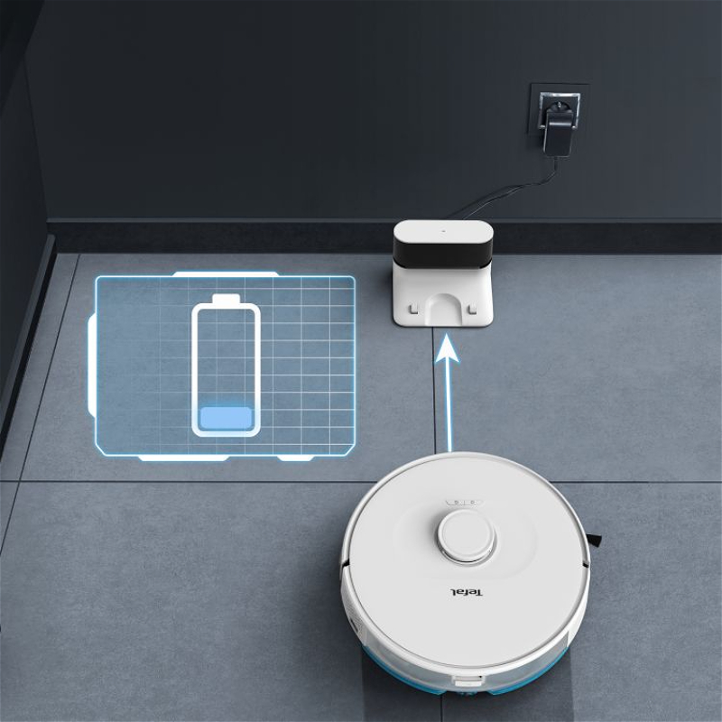 Robot Tozsoran TEFAL RG8577 X-Plorer Seriya 75 S Max Mop Funksiyalı - Ev Heyvanı Dostu