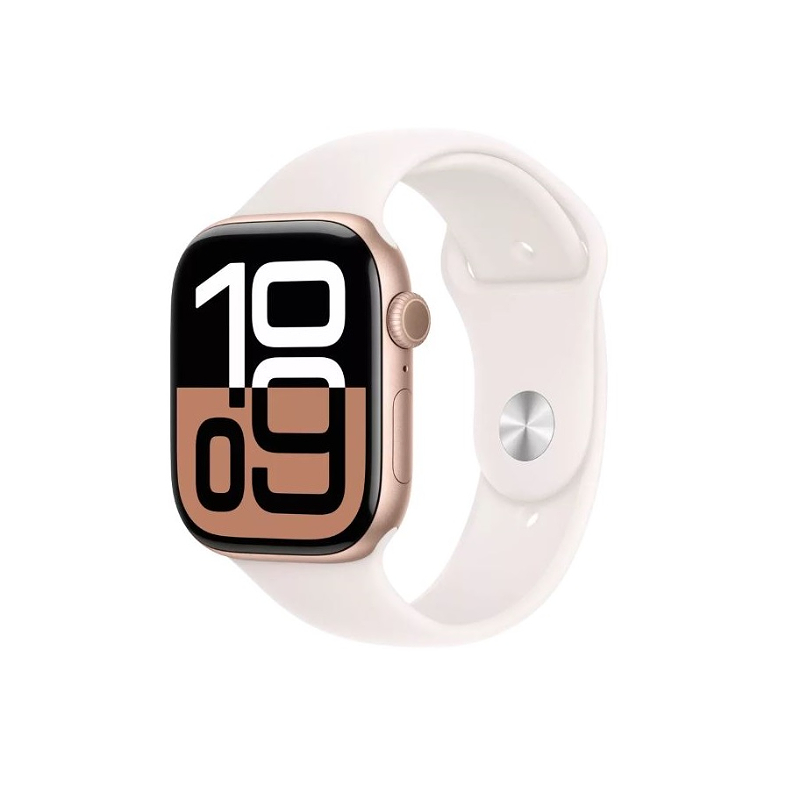 Apple Watch 10 GPS 42mm Rose Gold / Light Blush Sport Band (S/M size) USB-C / MWWH3QI/A
