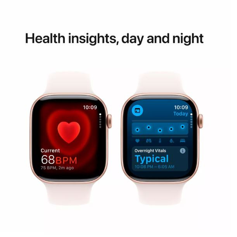Apple Watch 10 GPS 42mm Rose Gold / Light Blush Sport Band (S/M size) USB-C / MWWH3QI/A