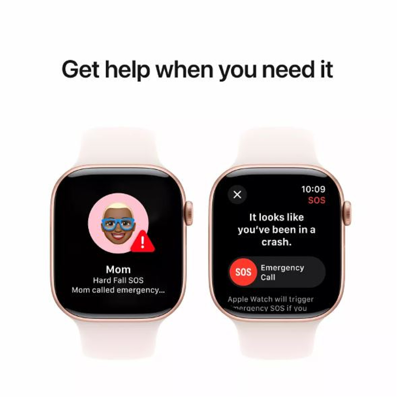 Apple Watch 10 GPS 42mm Rose Gold / Light Blush Sport Band (S/M size) USB-C / MWWH3QI/A